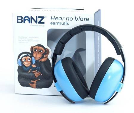Słuchawki ochronne nauszniki dla dzieci do 3lat BANZ Sky Blue